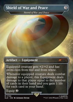 Sword of War and Peace - Shield of War and Peace Secret Lair Drop - Marvel's Art